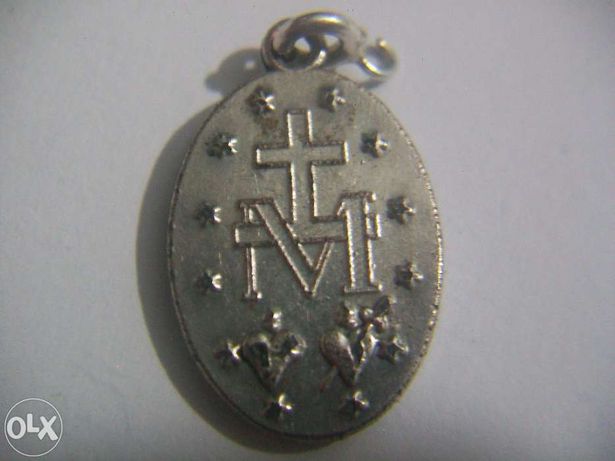 medalion vechi de argint