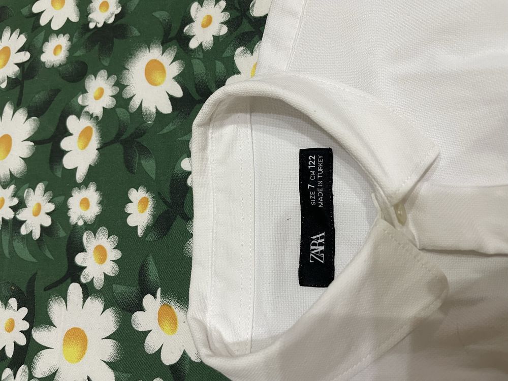 Школьная рубашка zara и брюки