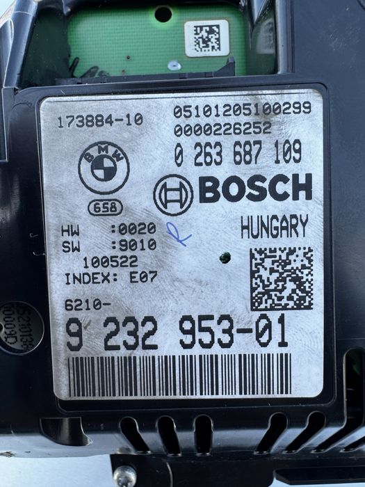 Километраж 6wa bmw F25/F26/F07/F10/F11