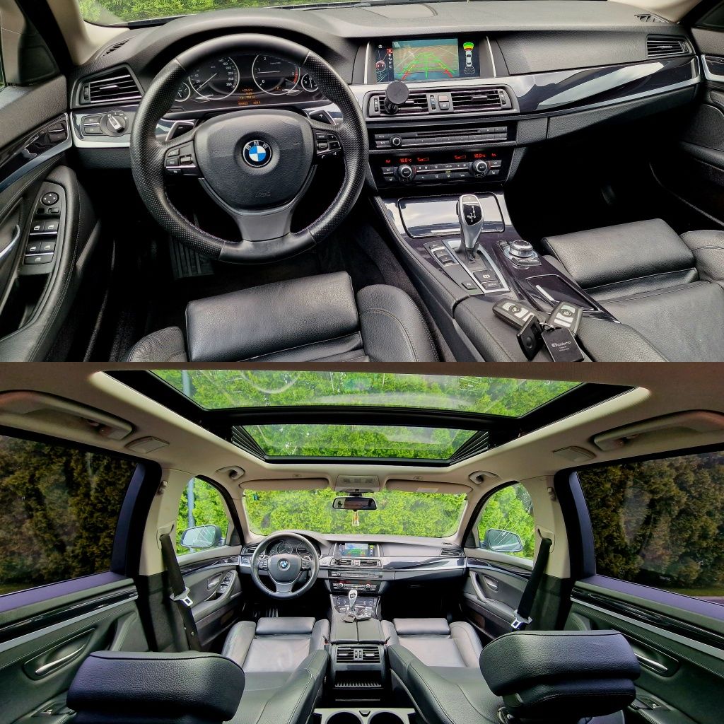 BMW 520d 184 CP Automat, Cutie Sport/ Padele/ Panoramic/ Piele/ Cameră