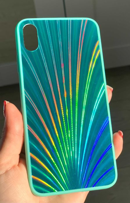 Husa tip oglinda model Curcubeu pentru iPhone XS Max