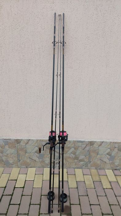 Set crap: 2 x okuma cb 60, 2 x caperlan xtrem 9 de 3.60m 3,25lb