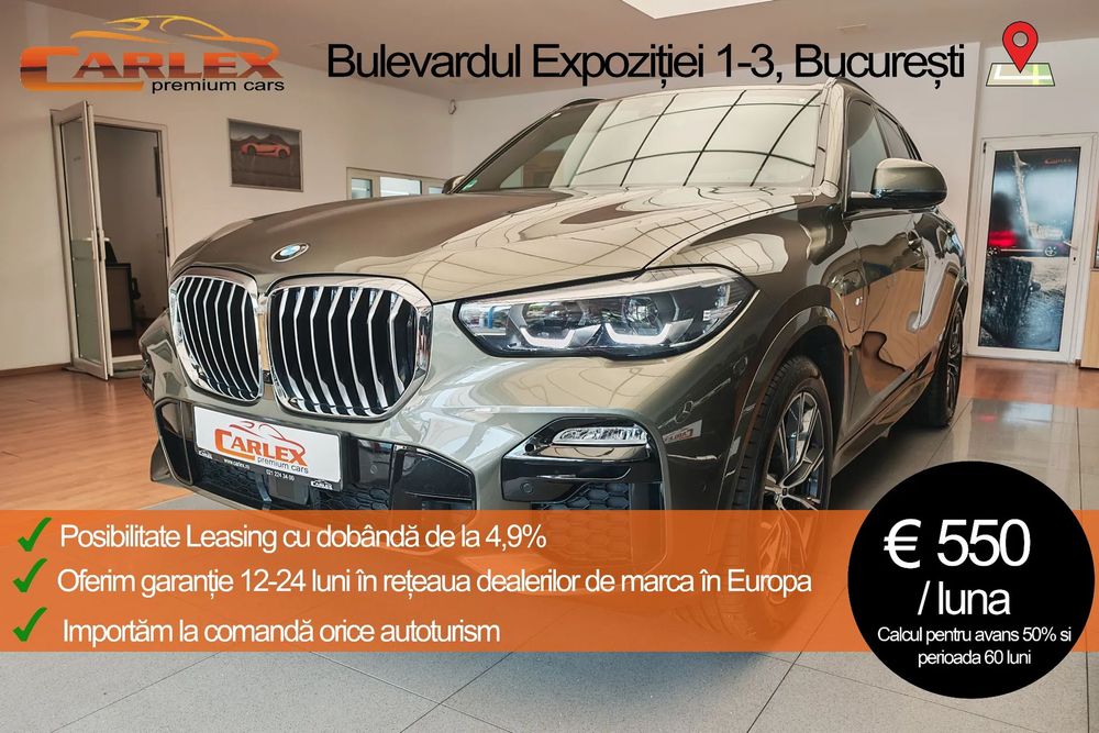 BMW X5 3.0 AWD | Pachet M Sport | Camera video spate | Plafon Panoramic |