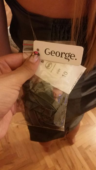 Нова рокля с гол гръб с етикет на George UK 10 / EU 38