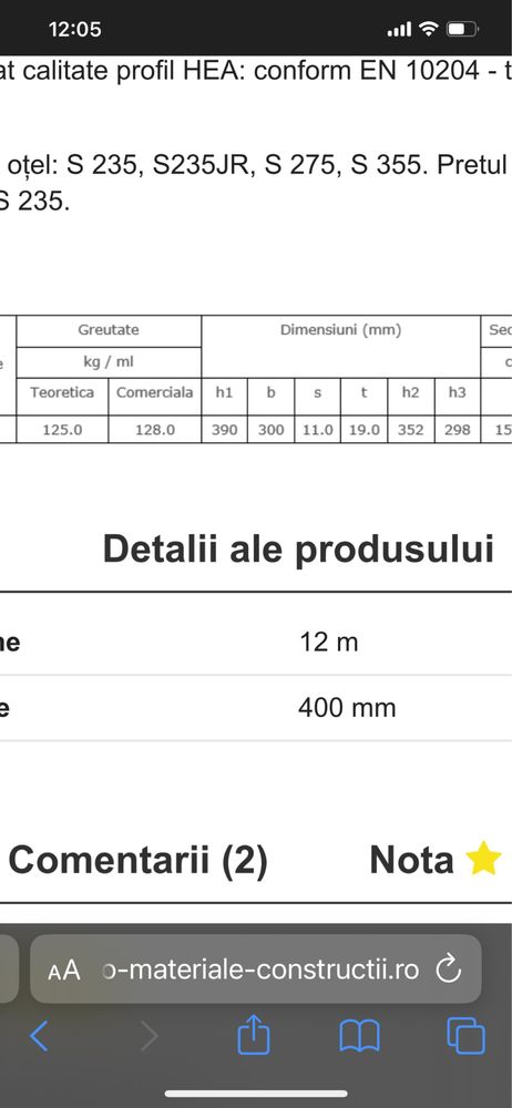 Vand HEA 400 la 12 ml