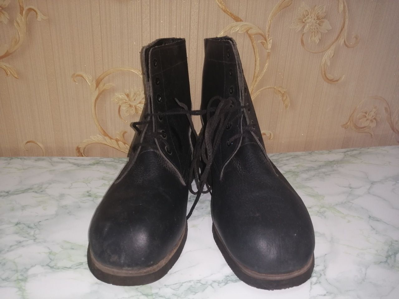 Ботинки кирзовые, рабочие, раз 41-42, стелька 27,5.
