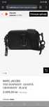 Geantã mânã  barbati femei unisex marc jacobs piele neagrã