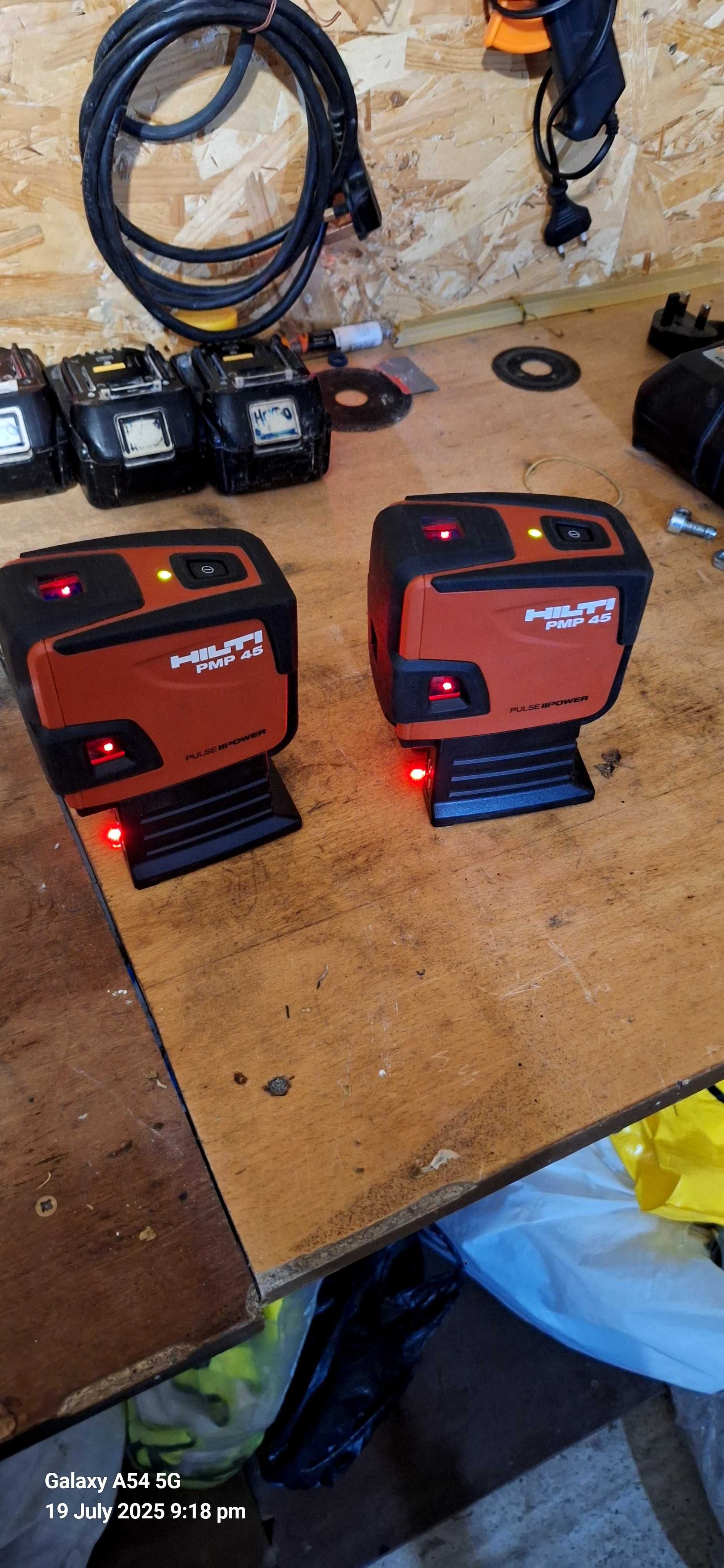 Hilti лазери PMP 45 – KONE калибрация, кейс и рамка