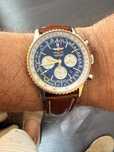 Breitling Navitimer 46 mm bezel rose gold 18 k inhouse B01