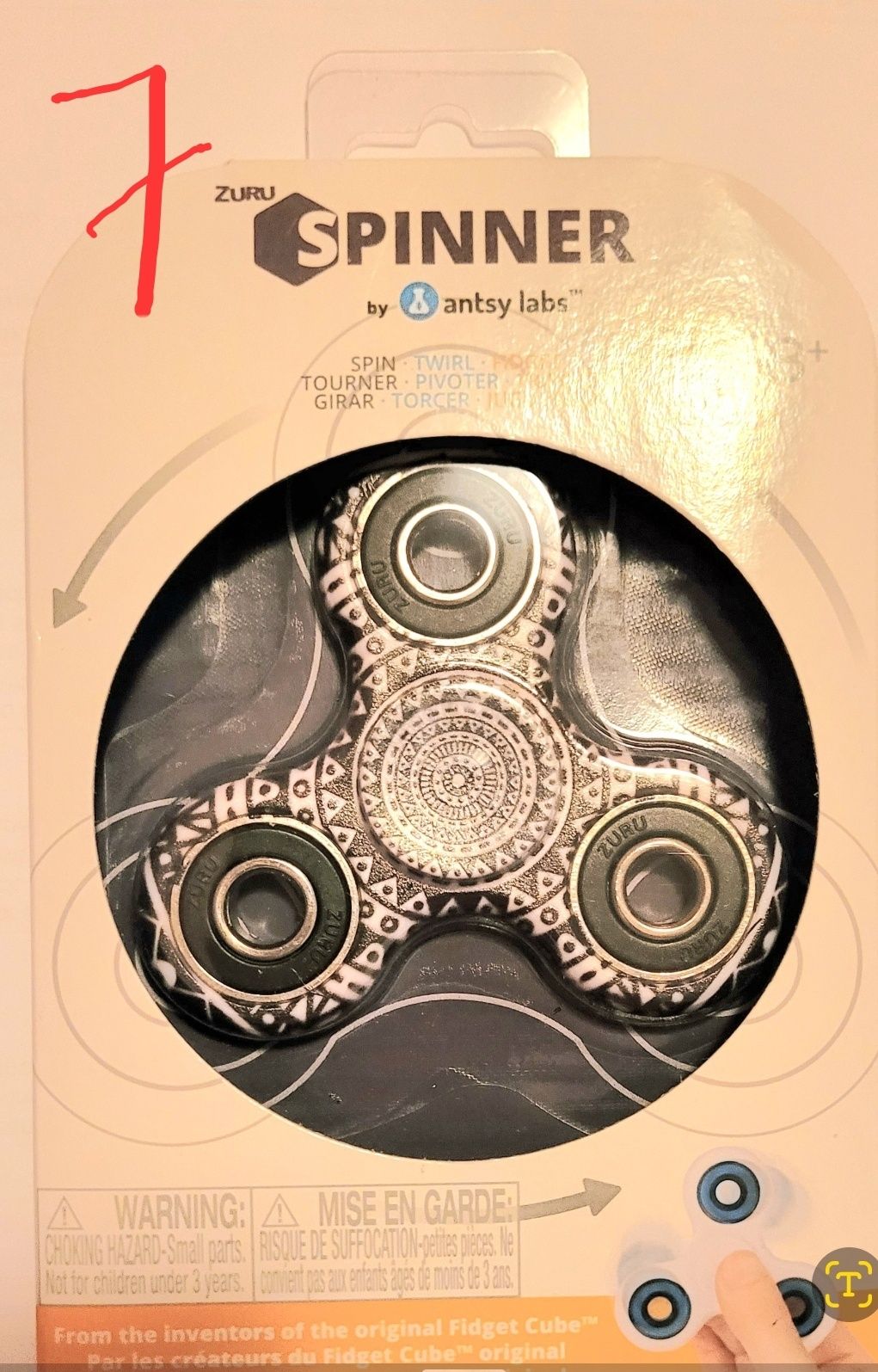 Spinner Fidget - Jucarie de buzunar, pentru ameliorarea stresului