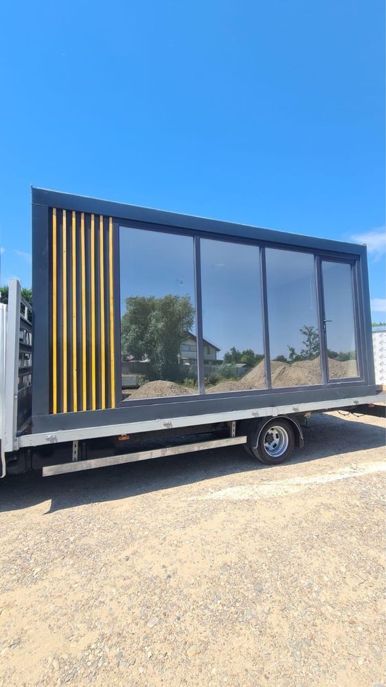 Producem containere modulare tip birou vitrina