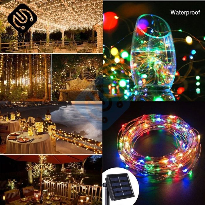 Banda led solar multicolora disponibile 100+ buc
