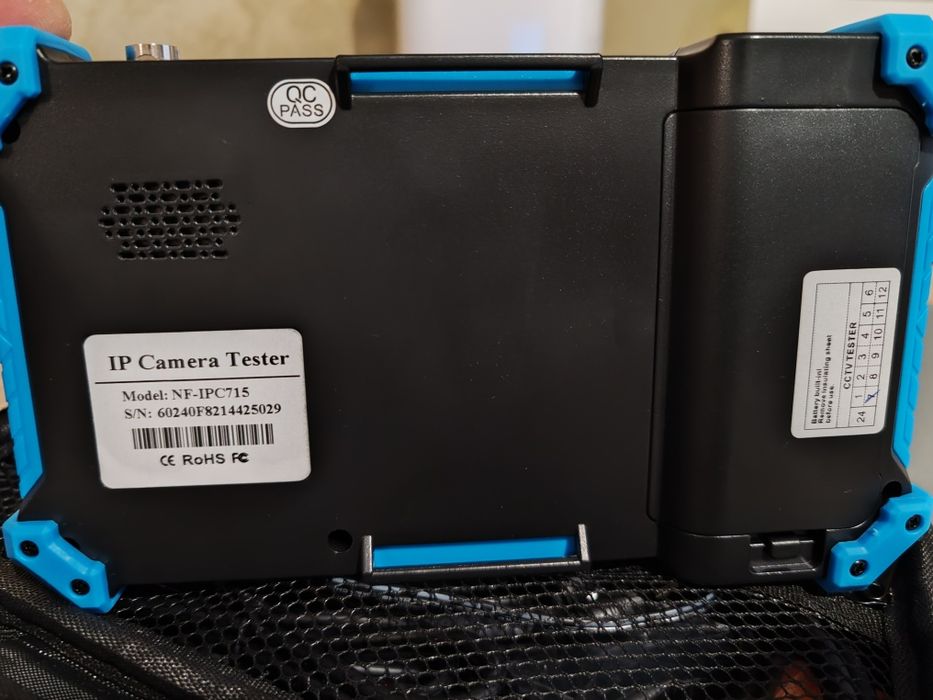 Noyafa NF-IPC715 CCTV Tester AHD / HD-CVI / HD-TVI 8MP POE