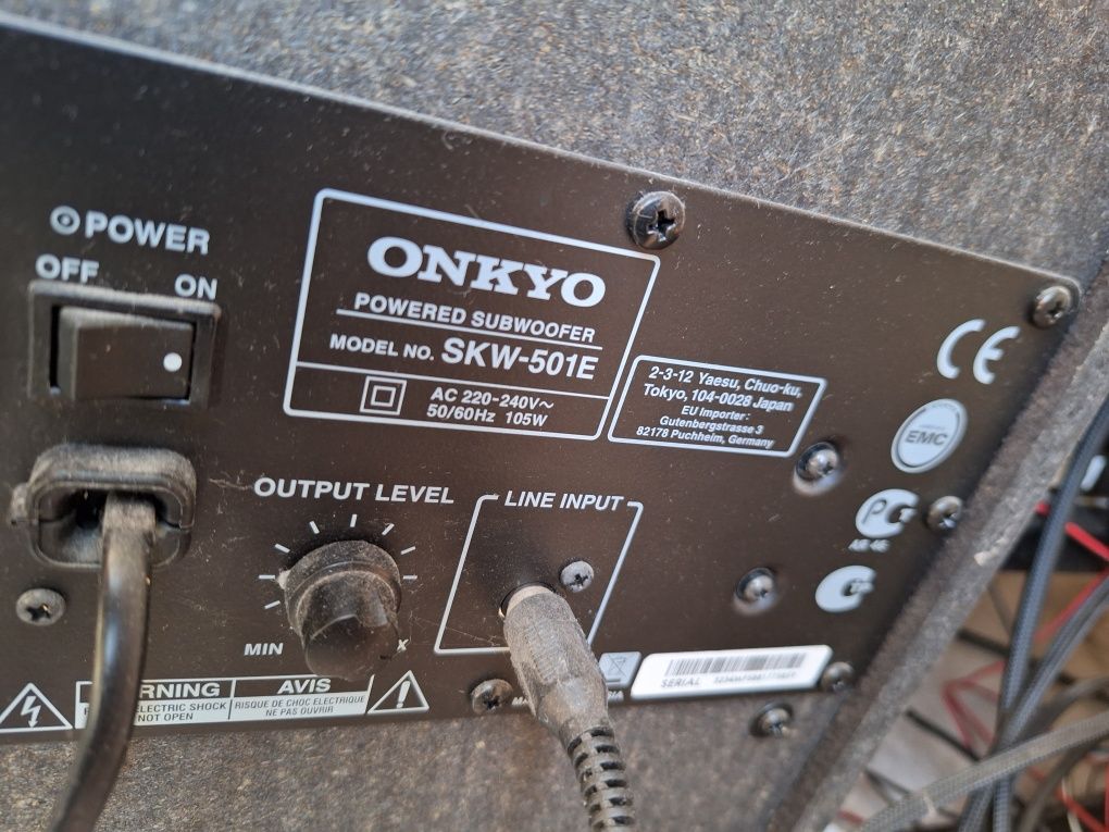 Sistem Onkyo 5.1 skw-501E