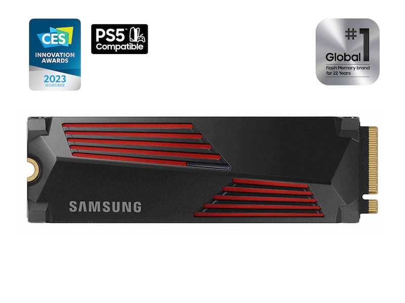 Новый SSD NVMe Samsung 990 PRO 1TB. С радиатором. Скорость до 7450 MB.
