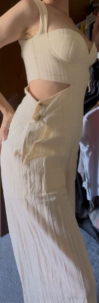 Shein гащеризон бежев