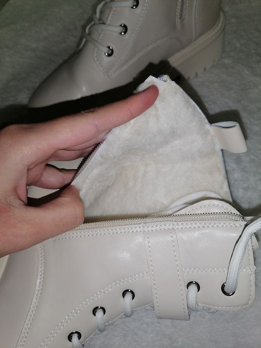 Дамски Бели Боти 41 номер