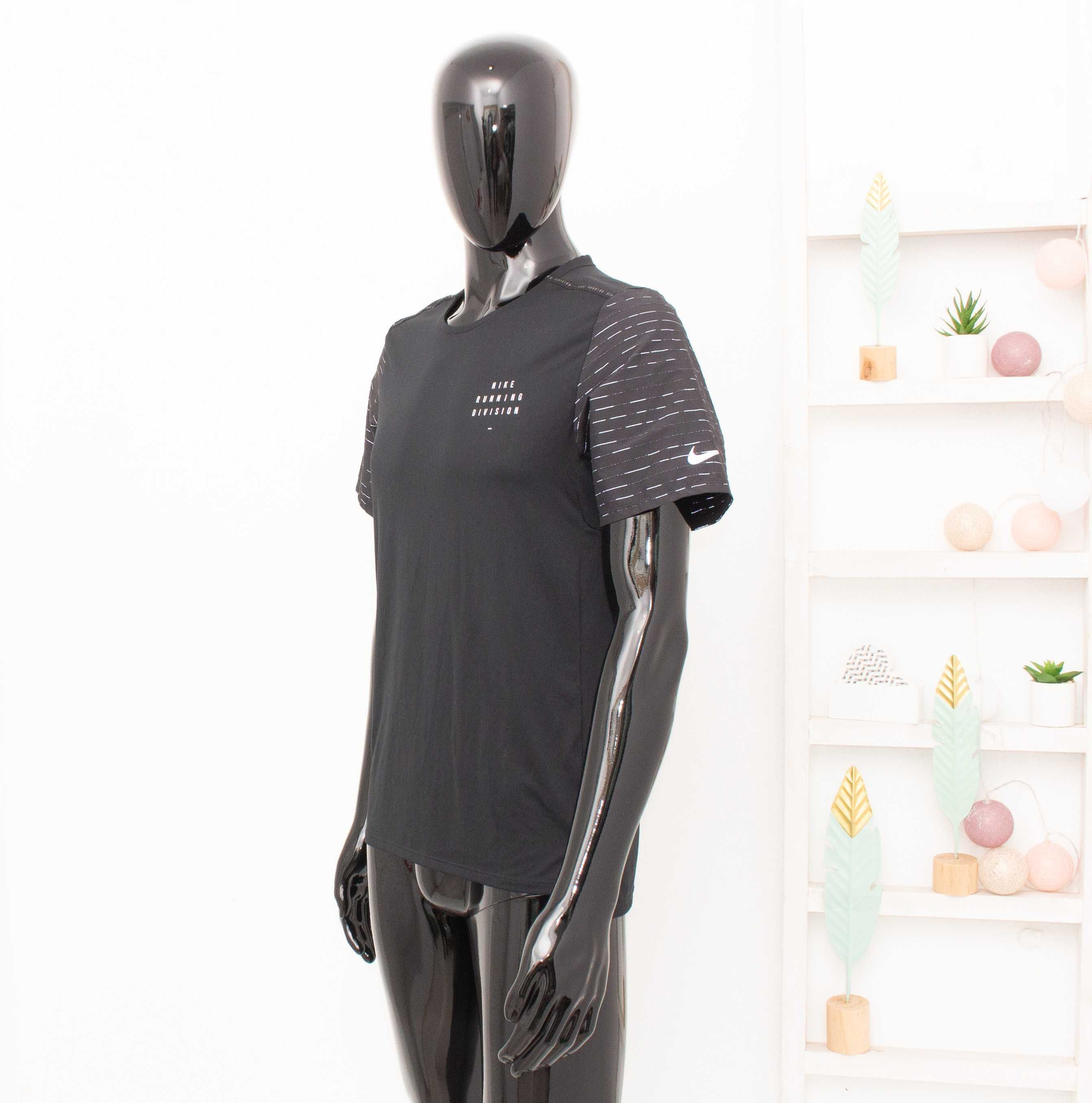 Nike Dri-Fit Оригинална мъжка тениска за бягане фитнес черна S