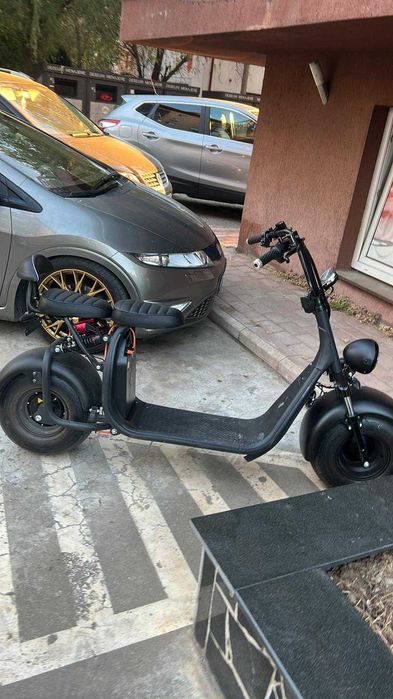 Scuter electric fara permis Harley Cococity negru mat