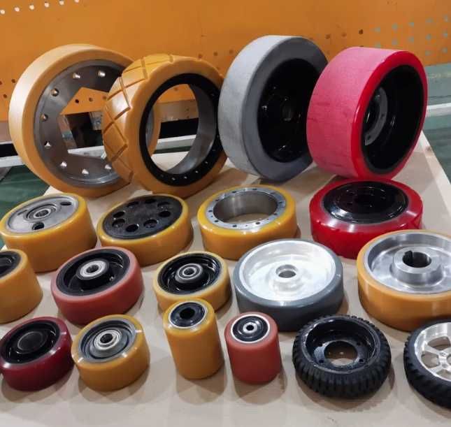 Roata directie transpalet manual 200/50-20 PU (poliuretan)