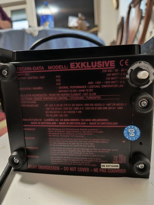 Aeroterma cu ventilator Ecomat 2000 Exklusive.