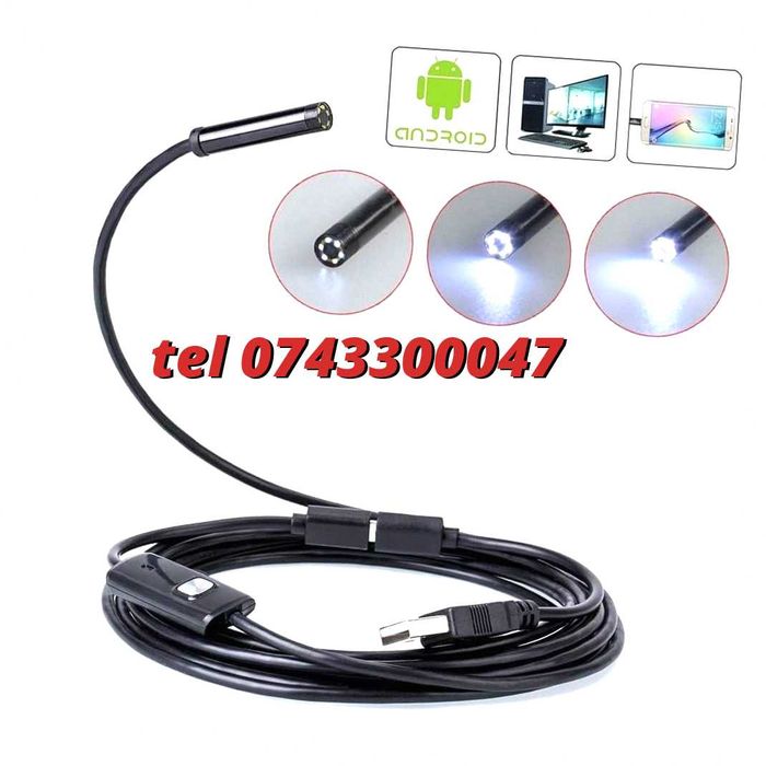 Camera Tip Endoscop 55mm 2m Android