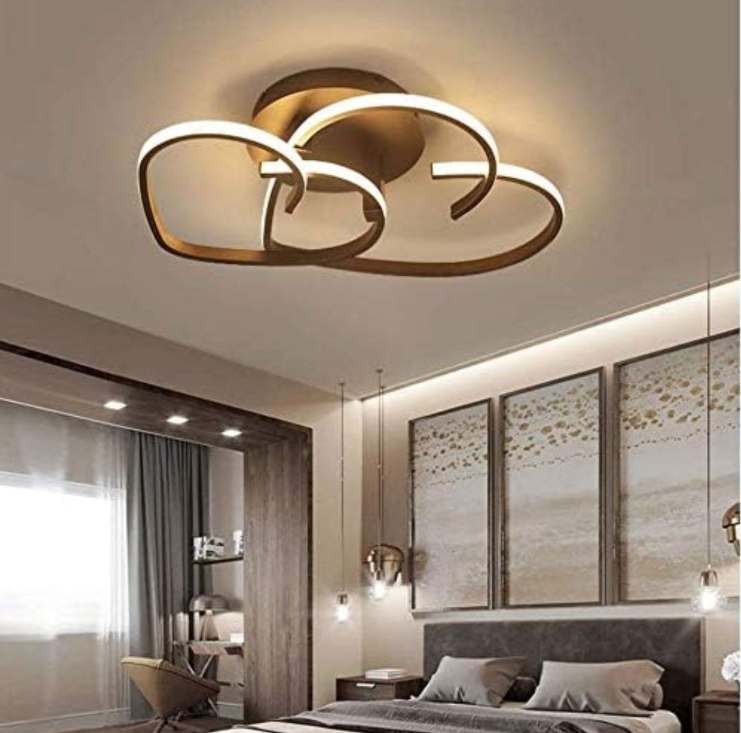 LED Сърца черен мат. Метални с дистанционно 32W
