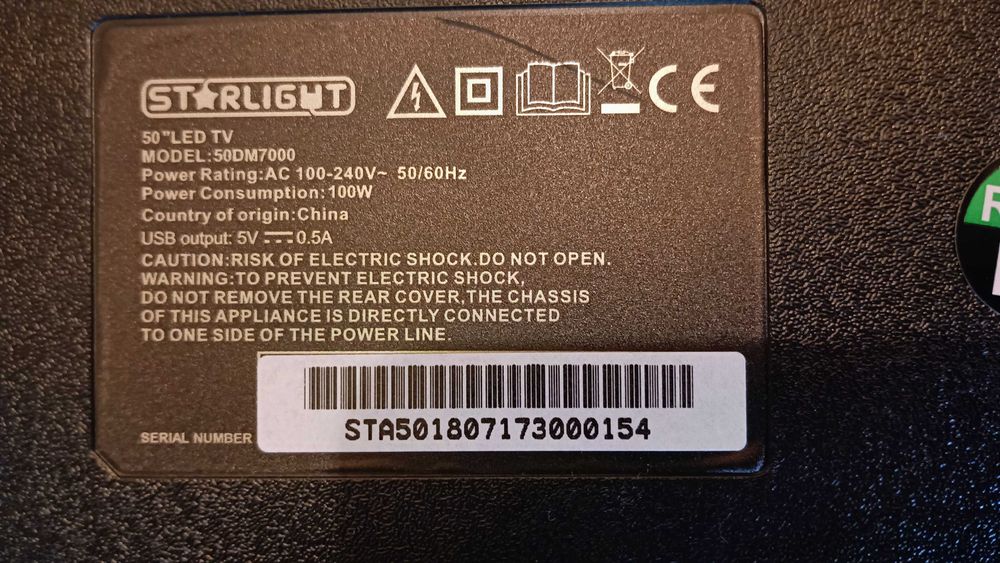 50" UHD 4K Starlight перфектен