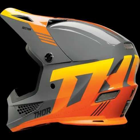 Мотокрос каска THOR SECTOR 2 CARVE Gray/Orange