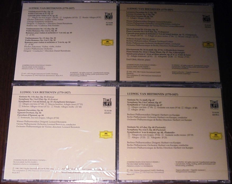 Vand colectie 16 CD-uri noi  ''Mari compozitori''