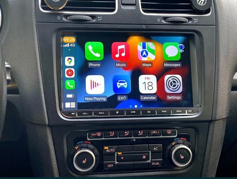Navigatie Android Touran Passat Golf Tiguan Jetta Waze YouTube GPS BT