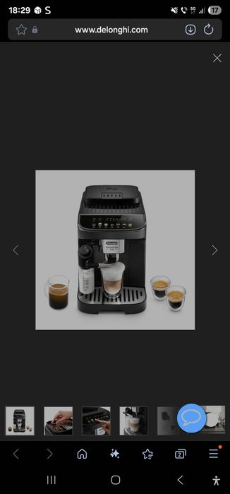 Vând cafetieră DēLonghi Magnifica Evo ECAM292.81.B EX:1.
Este noua, în