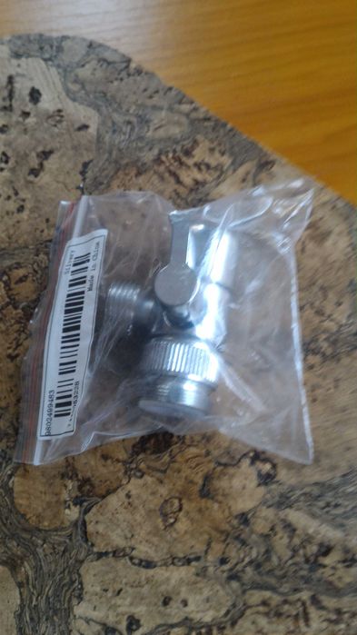 Adaptor cuplaj ptr. furtun la baterii sanitare, metal cromat, 1/2 toll