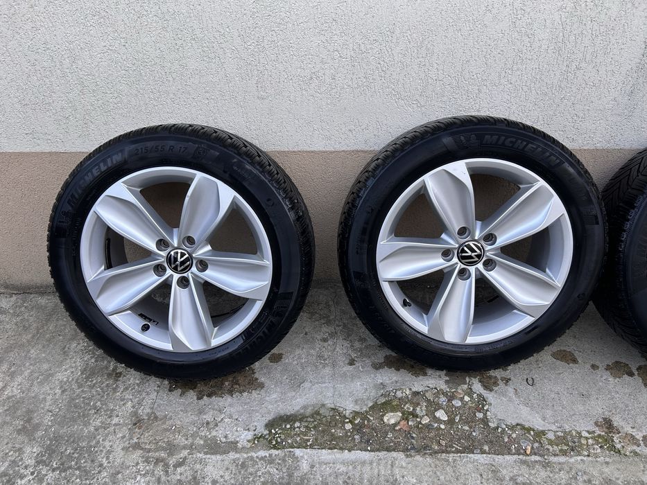 Vand jante 17 originale vw cu anvelope