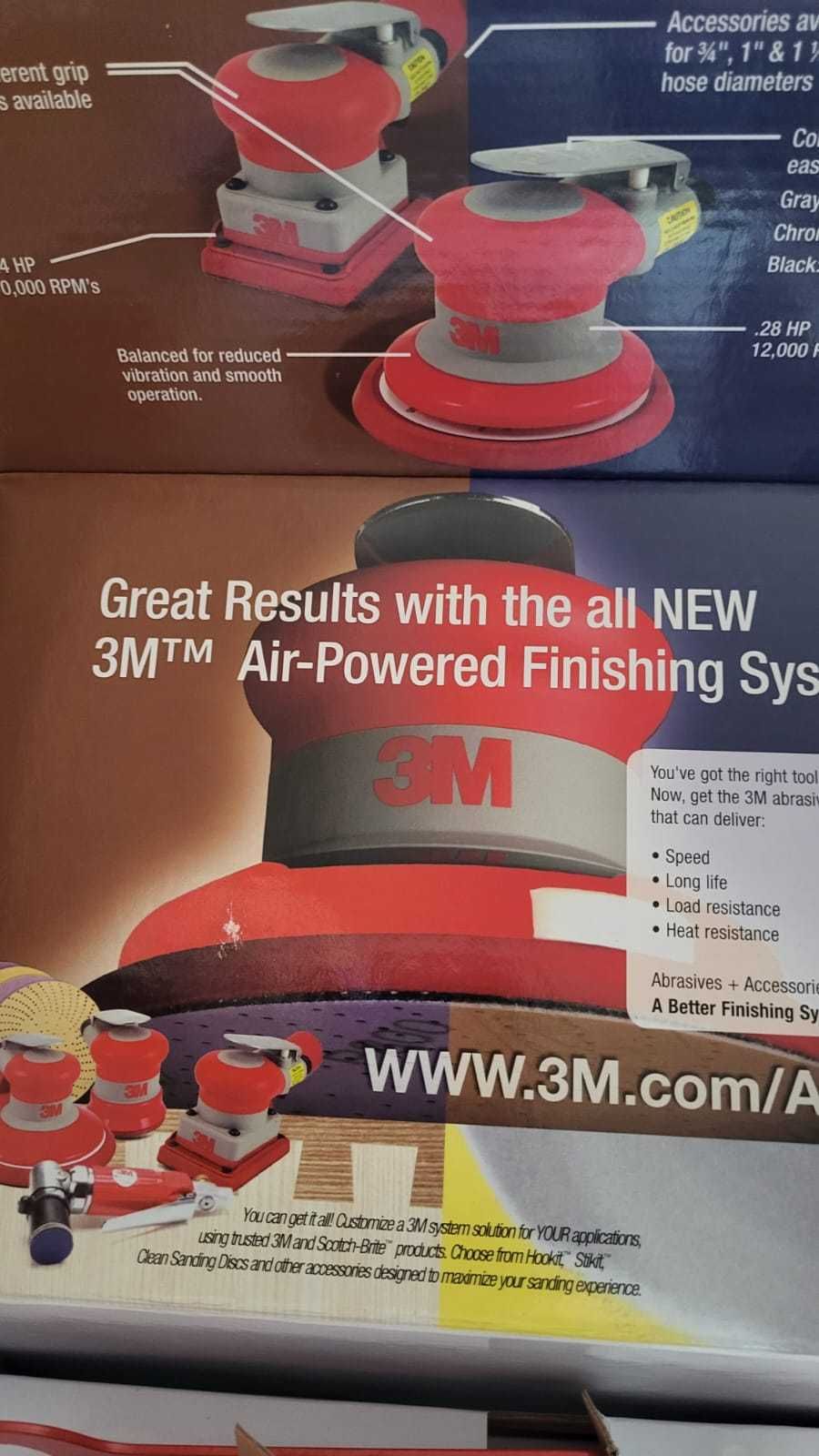 3M Masina de slefuit , NOUA, orbitala Pneumatica 5 mm