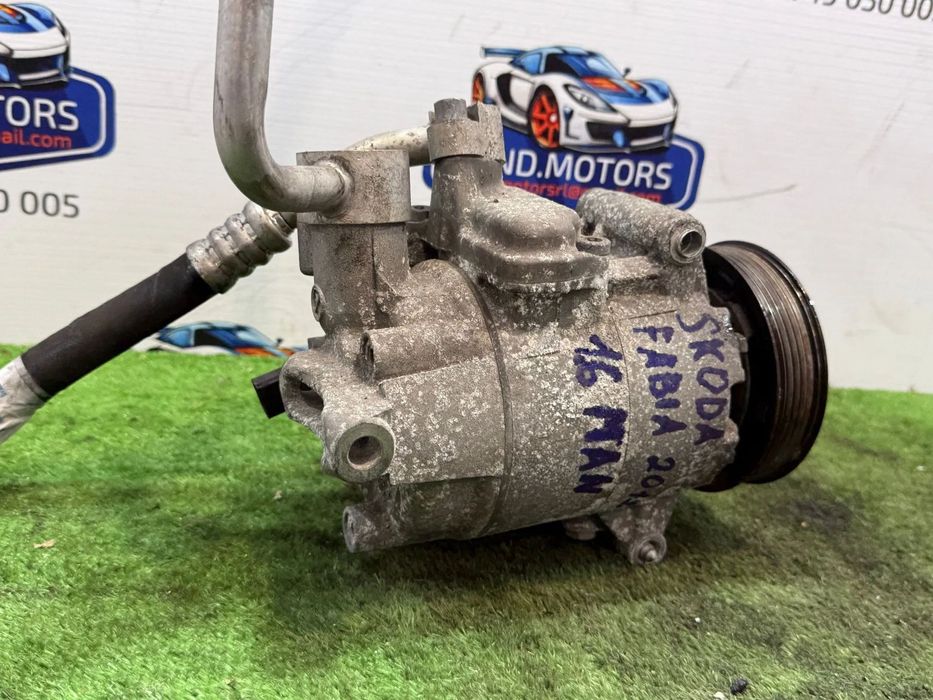 COMPRESOR AC SKODA FABIA AMBIENTE II FAB 1.6 DIESEL 2012 COD OEM 5N0820803E / 6CVC140 / 01140562-0002 / 01140562 / 5N0820803H / HATCHBACK 2007-2014