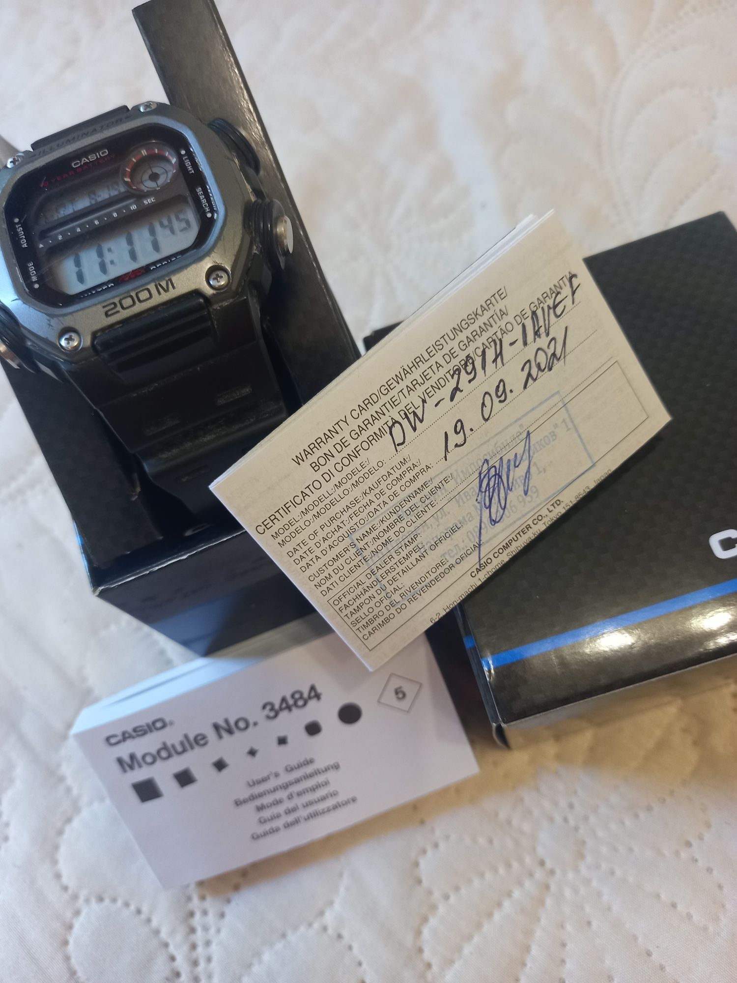 Casio Dw-291H-1 AVEF