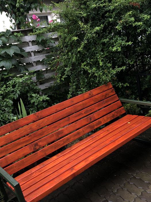 Banca de gradina din lemn facuta manual