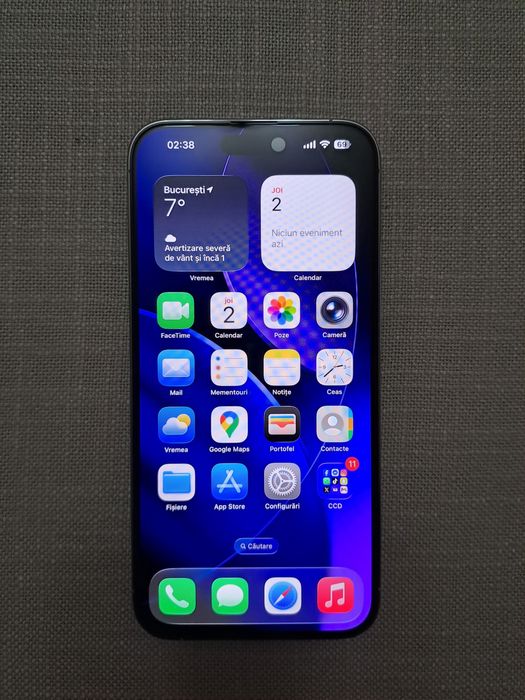 IPhone 14 Pro Max 256Gb Neverlocked 100% sanatatea bateriei