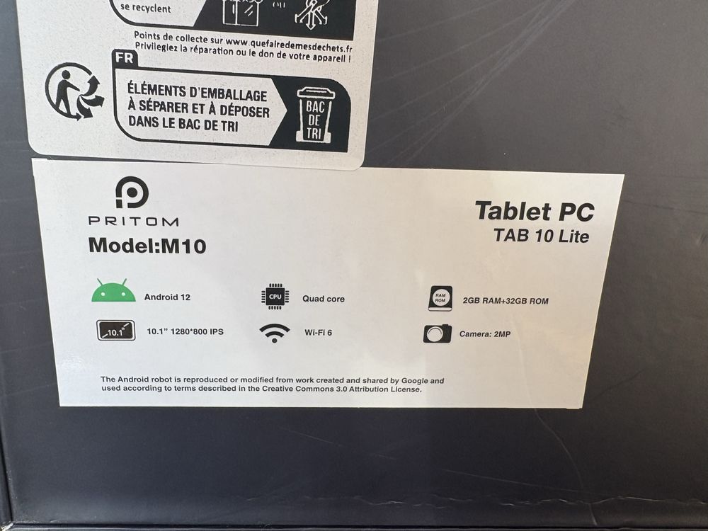 Таблет Pritom M10