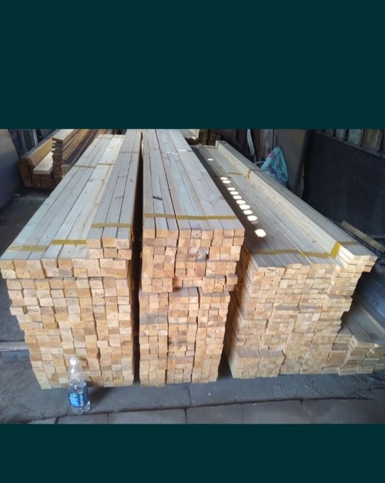 Рейки 5:5...5:3..Обрезной Пиломатериал.Стропила, Балки, Тёс.