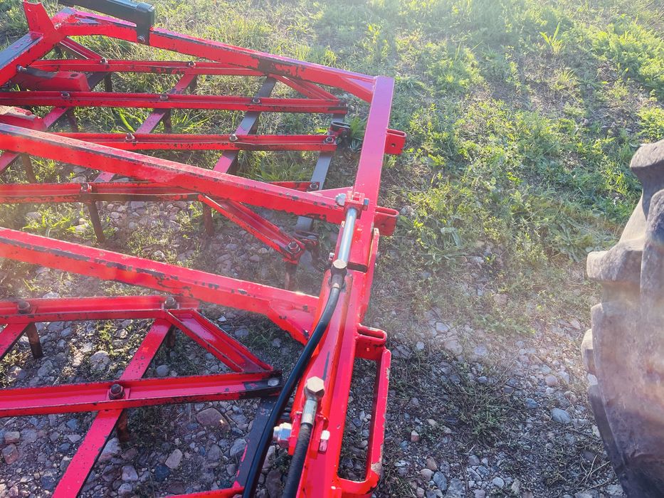 Grapa cu colti si tavalugi 4.10 m latime, pliabil hidraulic Vogel Noot