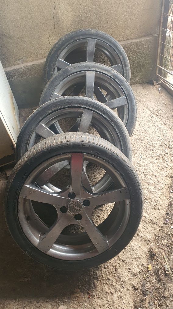 Jante Mega Wheels cu cauciucuri vară 205/45Z/R17