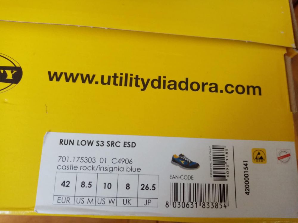 Работни обувки Diadora RUN II HI S3 SRC ESD