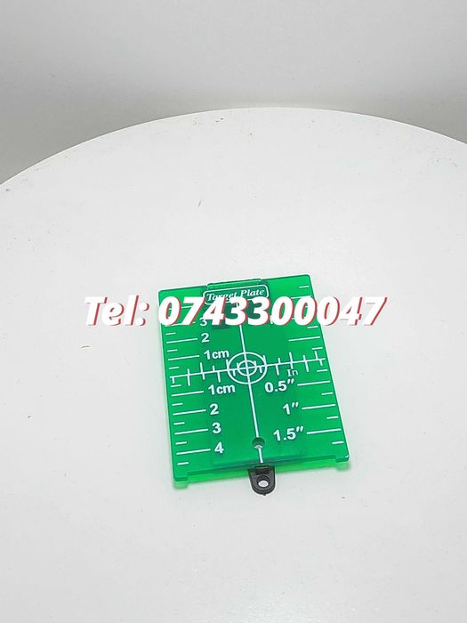 Placa Tinta Pentru Nivele Laser Plastic Verde Neo