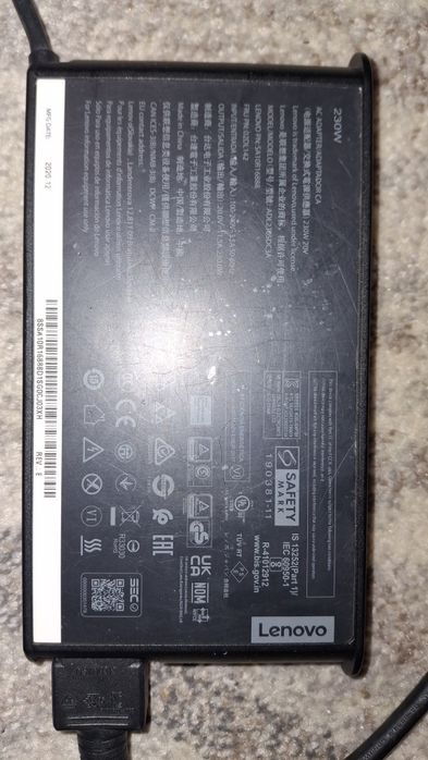 Încărcător original Lenovo 230W (ADL230SDC3A) pentru Legion 5 /5P /7