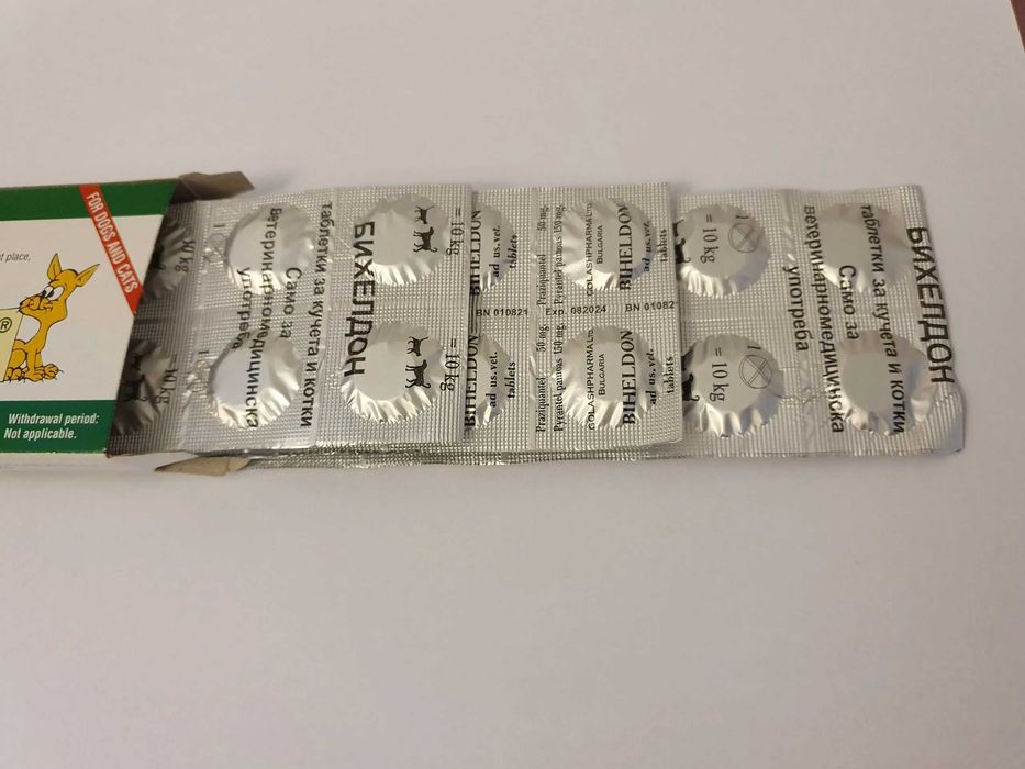 Хапчета за обезпаразитяване и пречистване от глисти