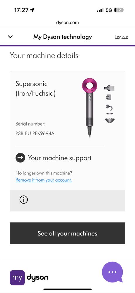 Сешоар dyson HD 07. Чисто нов с 5 приставки