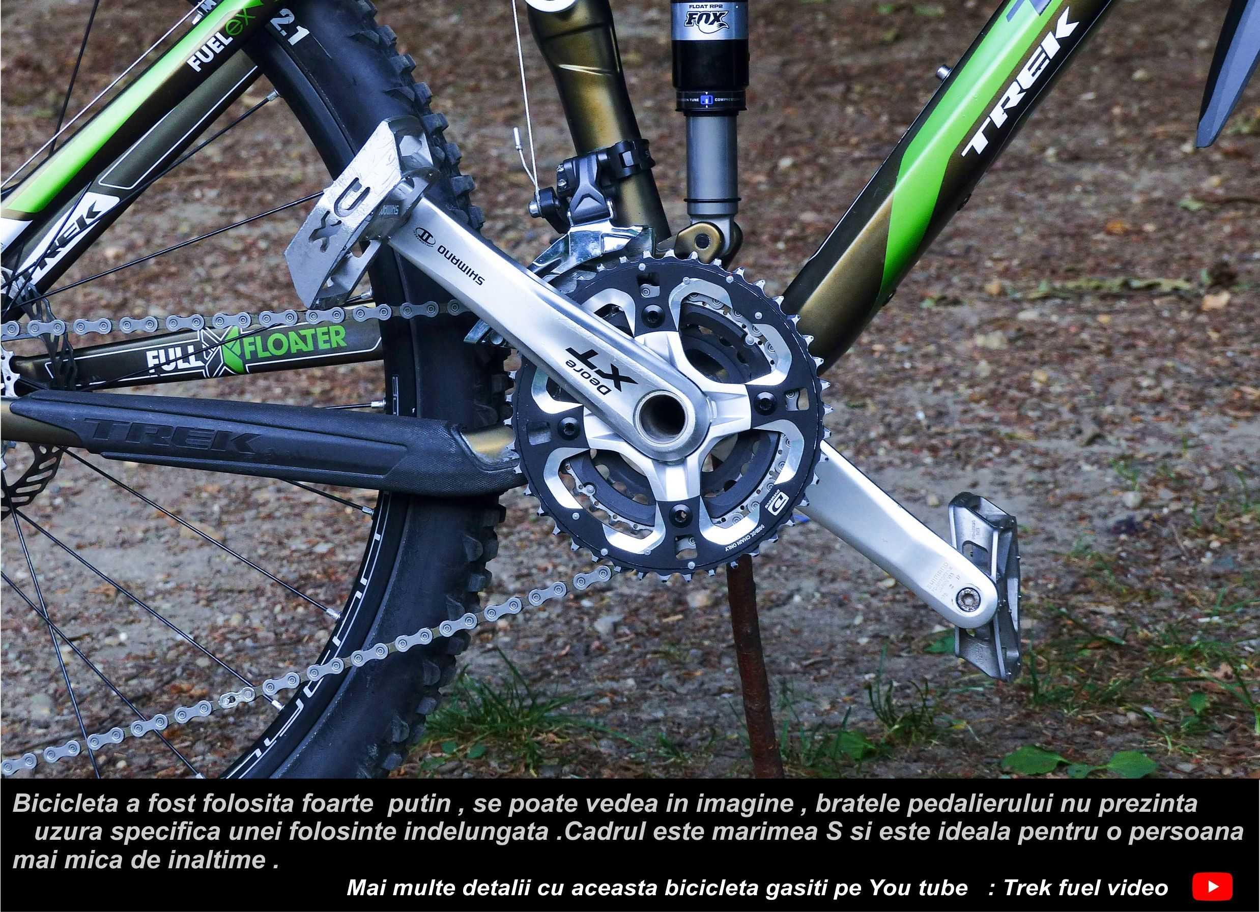 Bicicleta Full suspension -TREK FUEL EX - marimea  S - Dotari de top