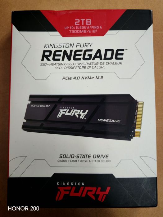 Kingston Fury Renegade 2tb heatsink